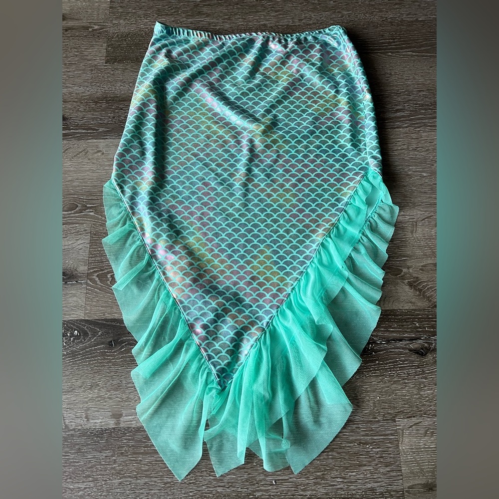 Kids Mermaid Snake print Swimming suit cover up